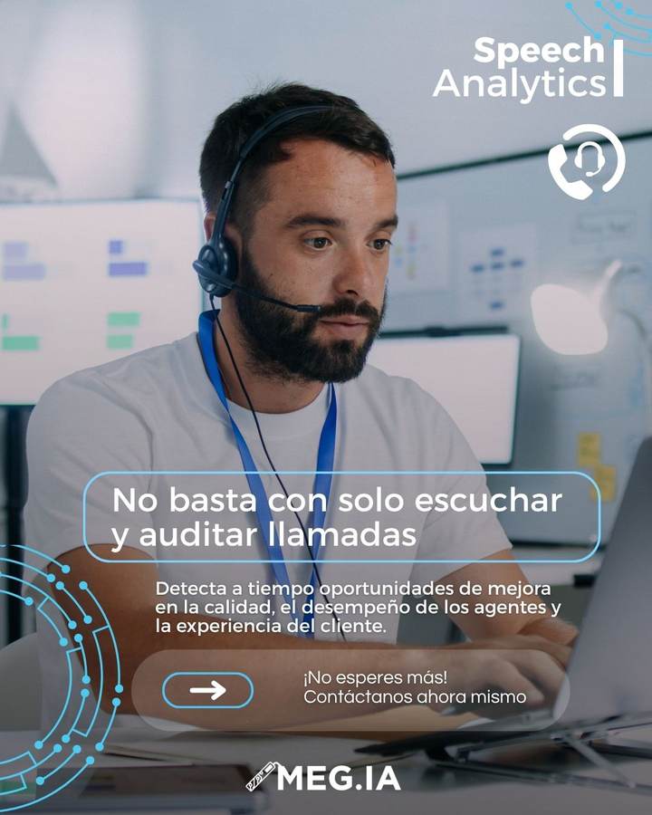 SpeechAnalytics — análisis de voz y calidad con IA