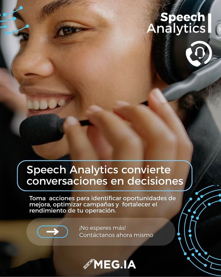 SpeechAnalytics — análisis de voz y calidad con IA